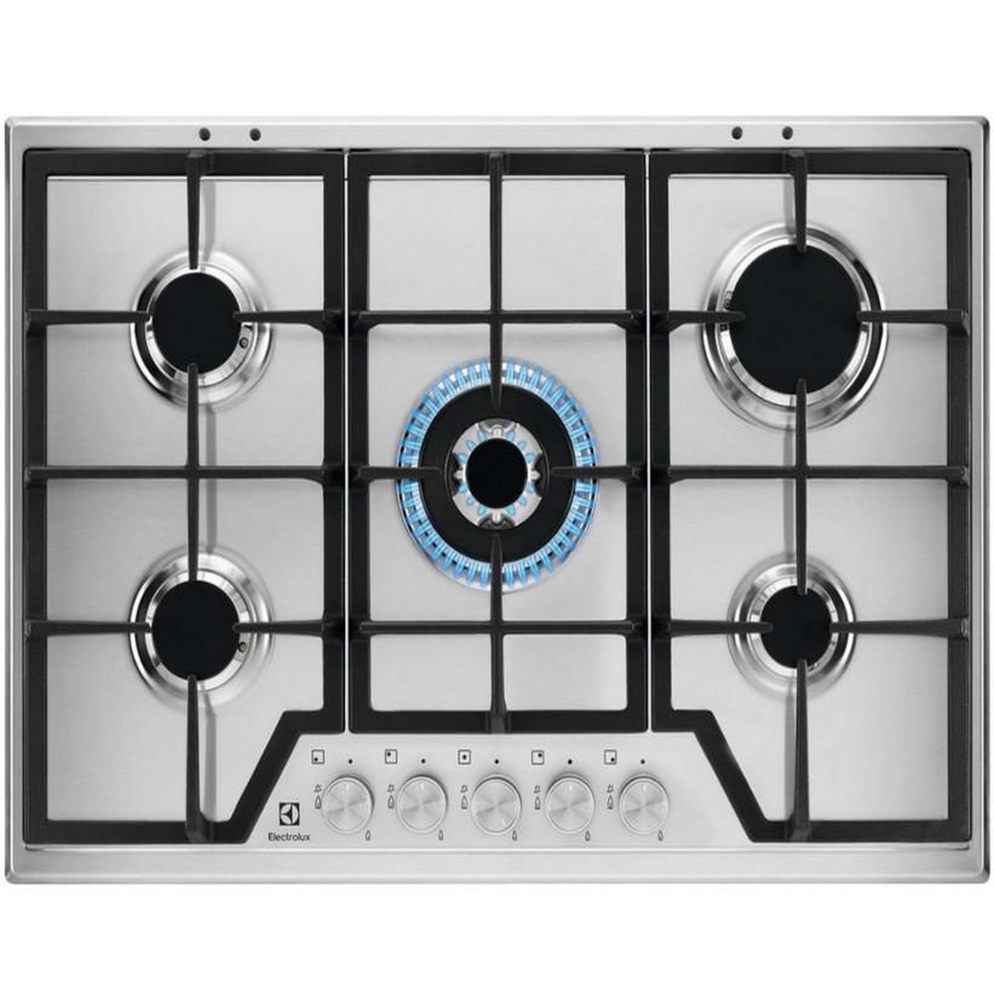 ELECTROLUX Table de cuisson gaz 75cm 5 feux - kgs7536sx