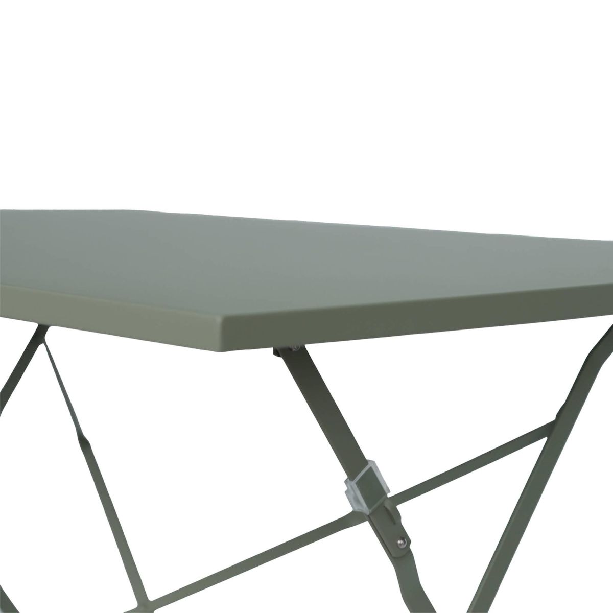 SWEEEK Table de jardin bistrot pliable - Emilia rectangle - Table rectangle 110x70cm en acier thermolaqué