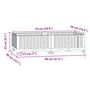 Voir la diapositive 6 : VIDAXL Lit sureleve 80x40x23 cm Polypropylene