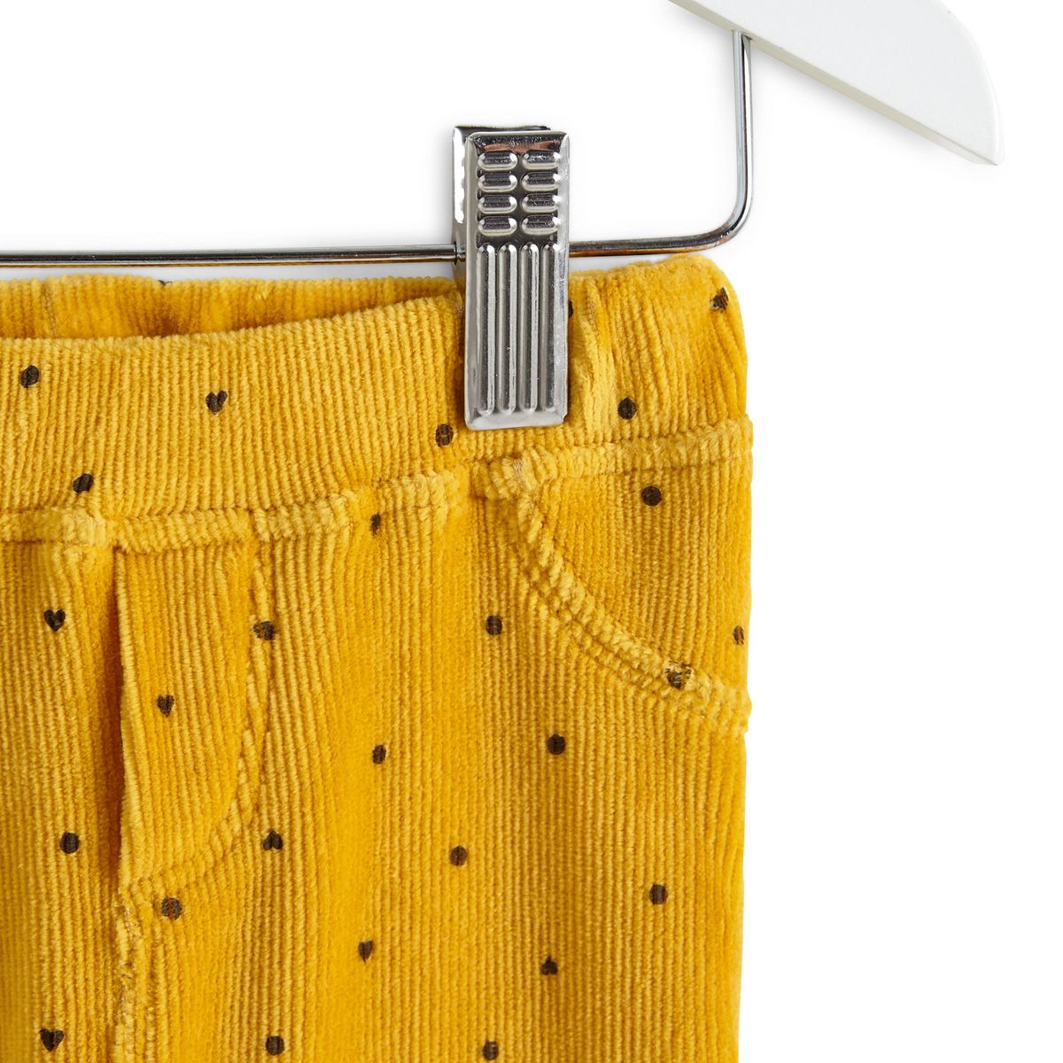 IN EXTENSO Tregging velours bébé fille