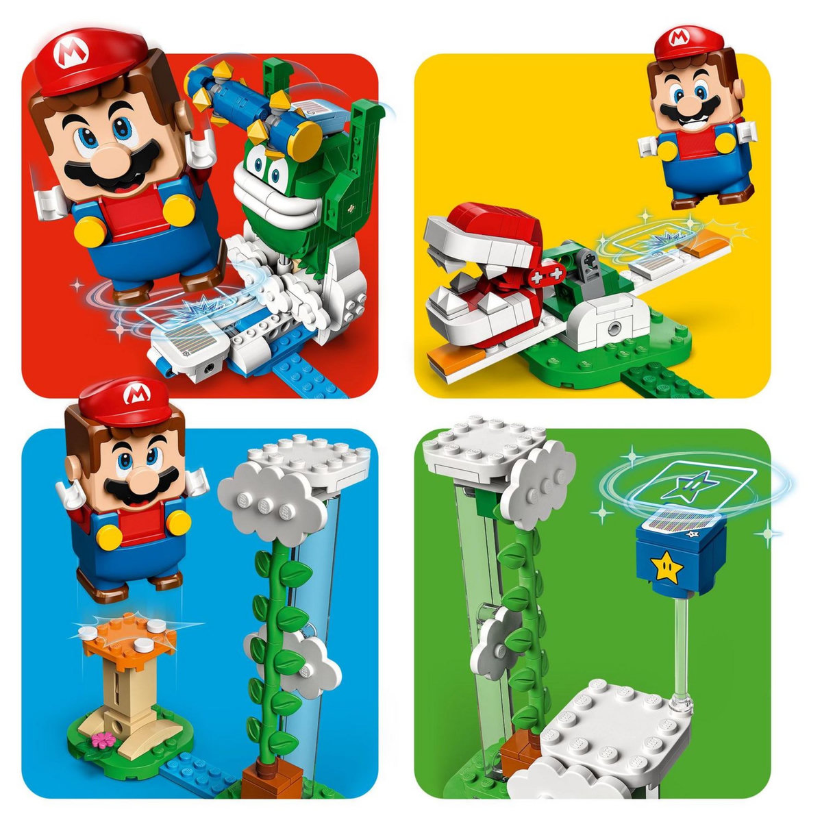 LEGO Super Mario 71409 Ensemble d&rsquo;Extension Le Défi du Maxi-Spike sur un Nuage, Jouet
