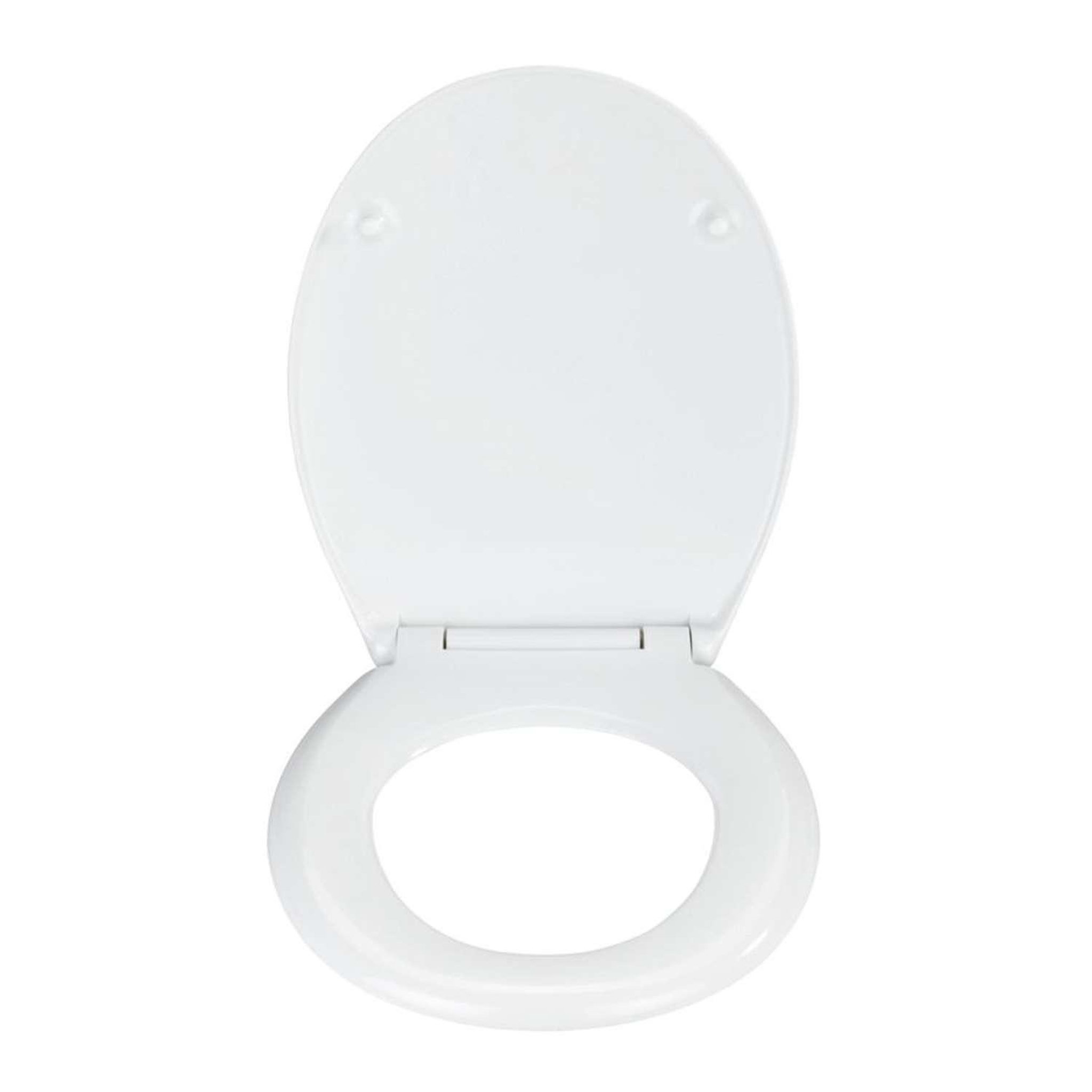 Voir la diapositive 2 : Wenko Abattant wc orchidée - bois - multicolore