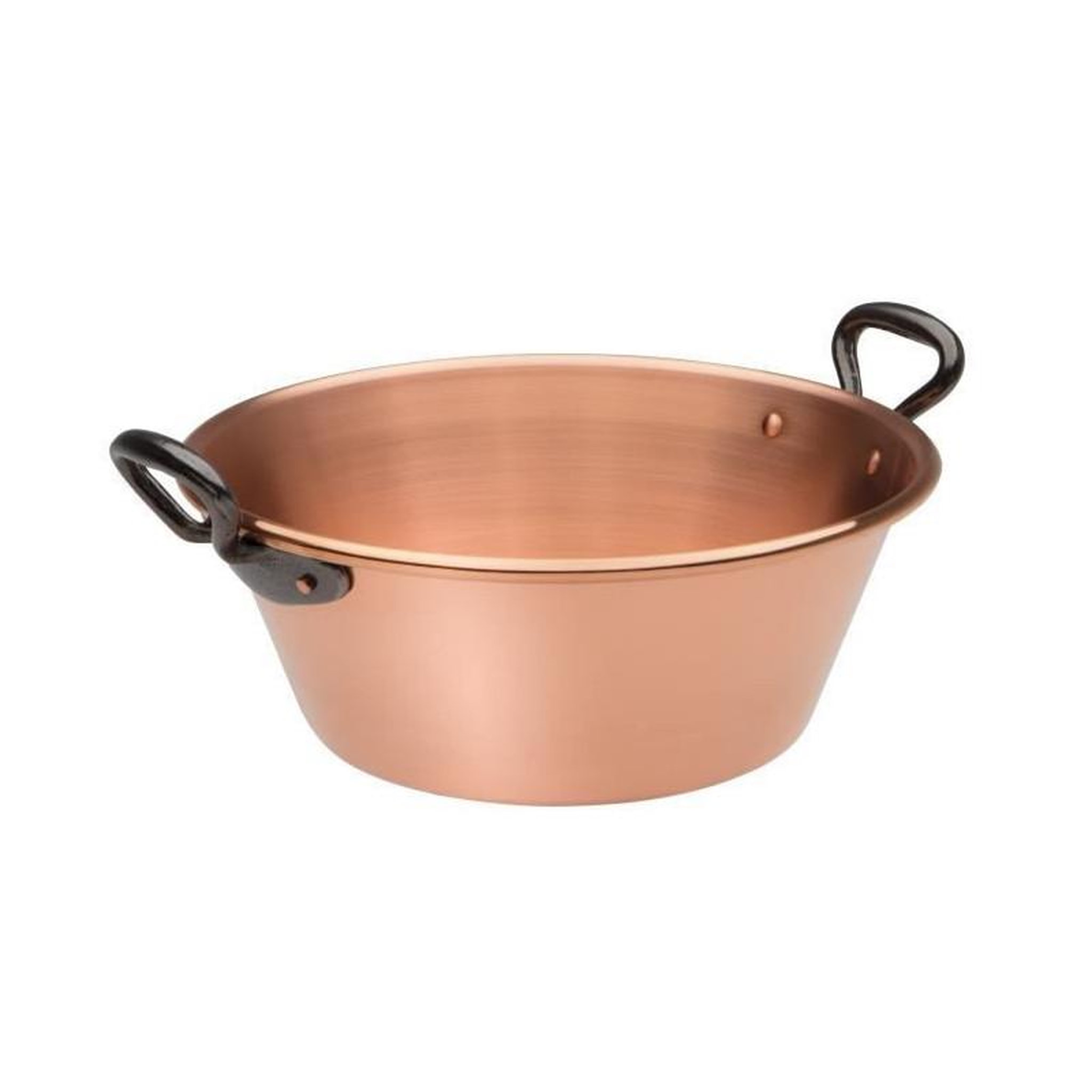 BAUMALU BAUMALU Bassine a confiture 26 cm cuivre 12/10eme anses fonte
