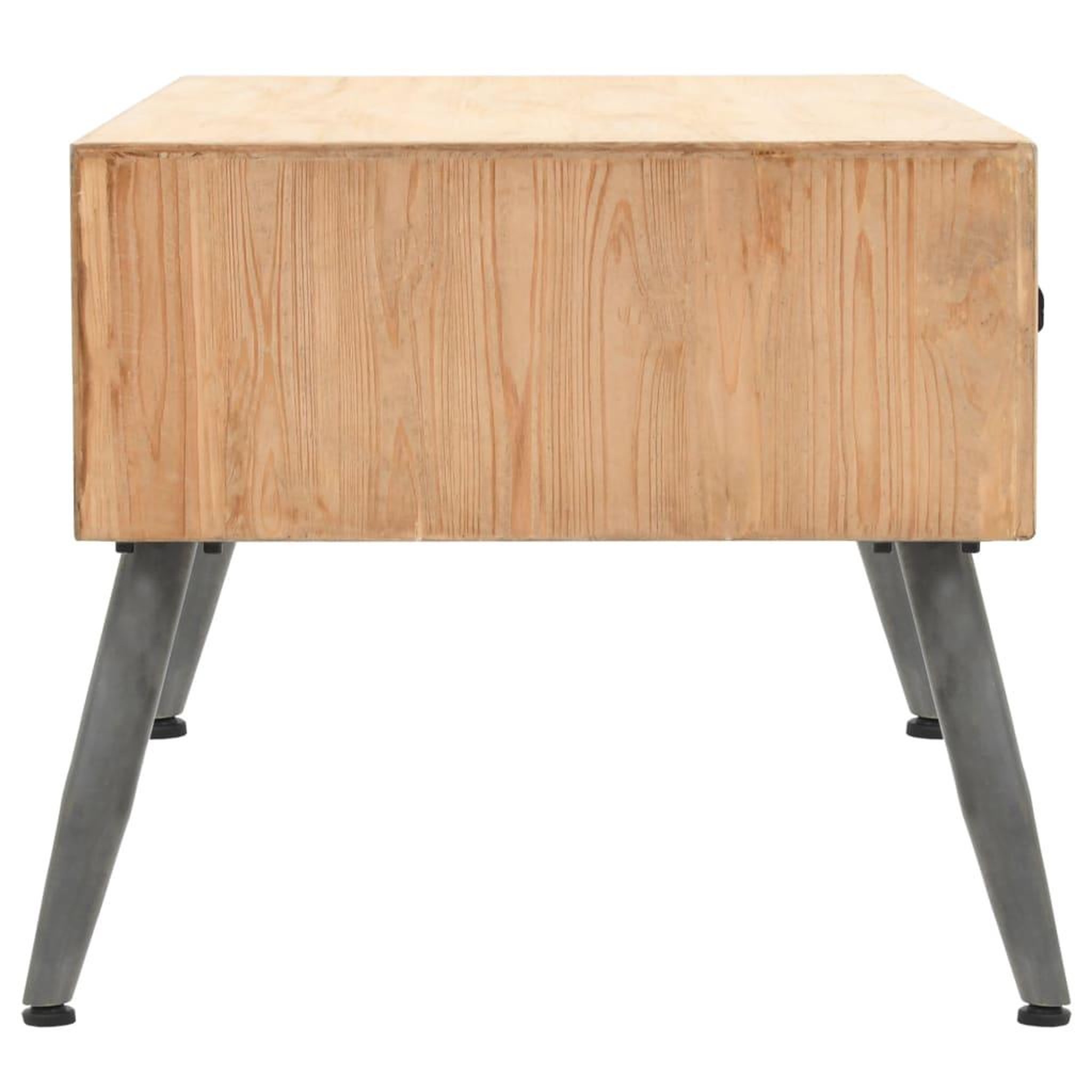 Voir la diapositive 4 : VIDAXL Table basse bois massif de sapin 115x55x50 cm