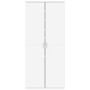 Voir la diapositive 3 : VIDAXL Armoire a chaussures Blanc 80x39x178 cm Bois d'ingenierie