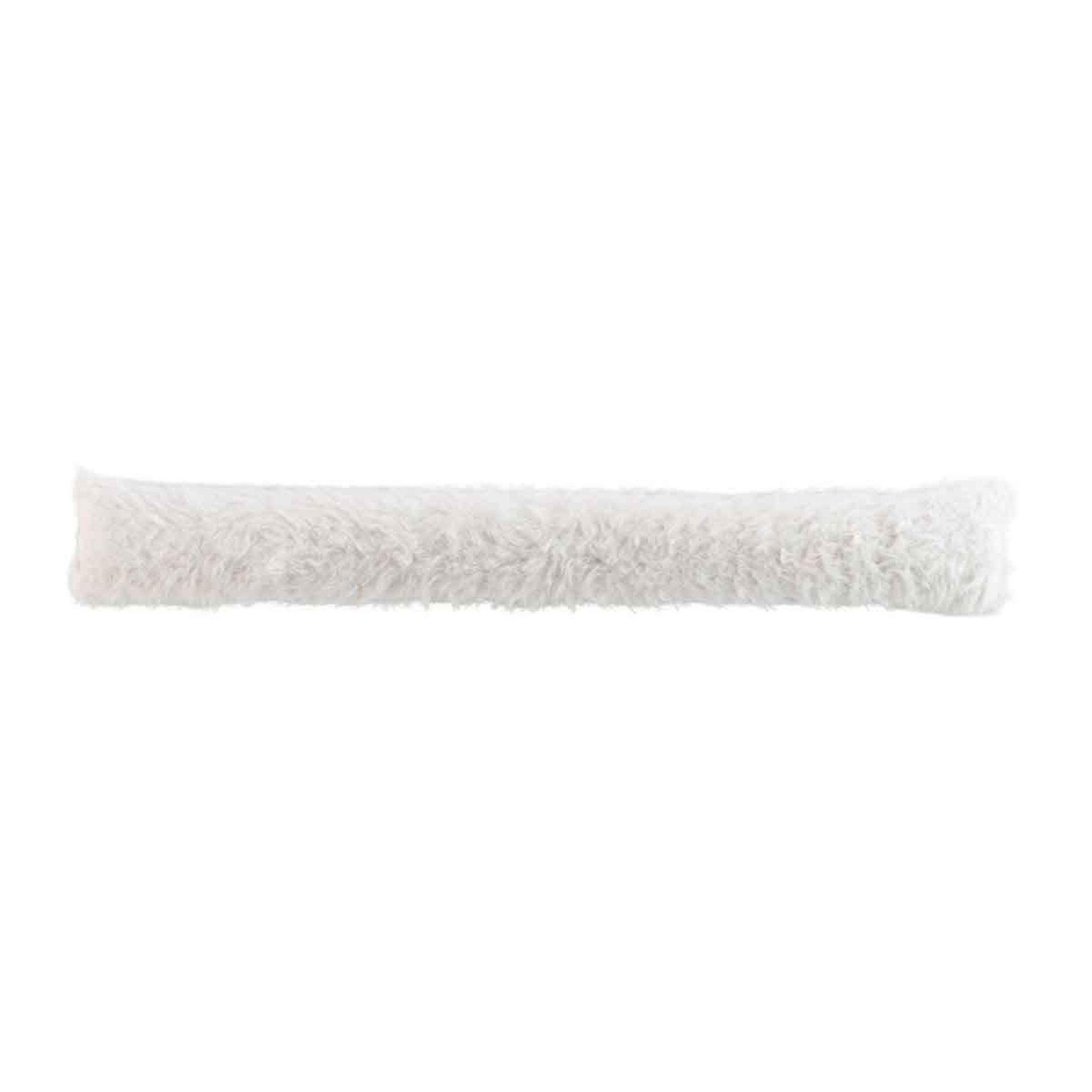 Douceur d'Intérieur Boudin bas de porte  suède  80cm blanc