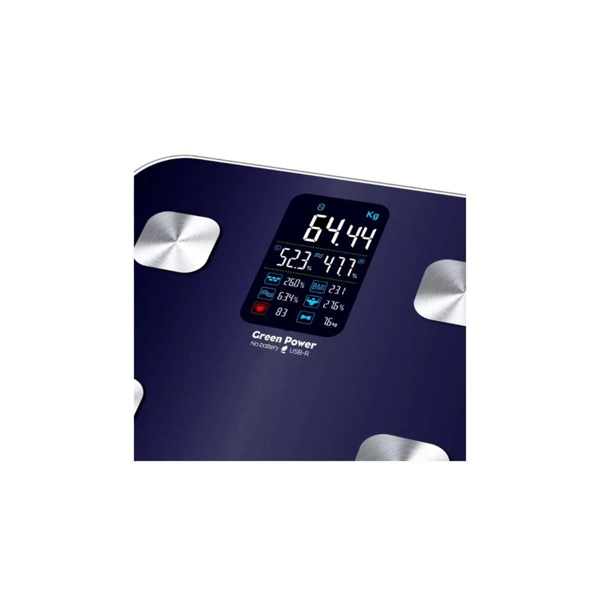 LITTLE BALANCE Impédancemètre connecté 180kg/100g bleu - 8661