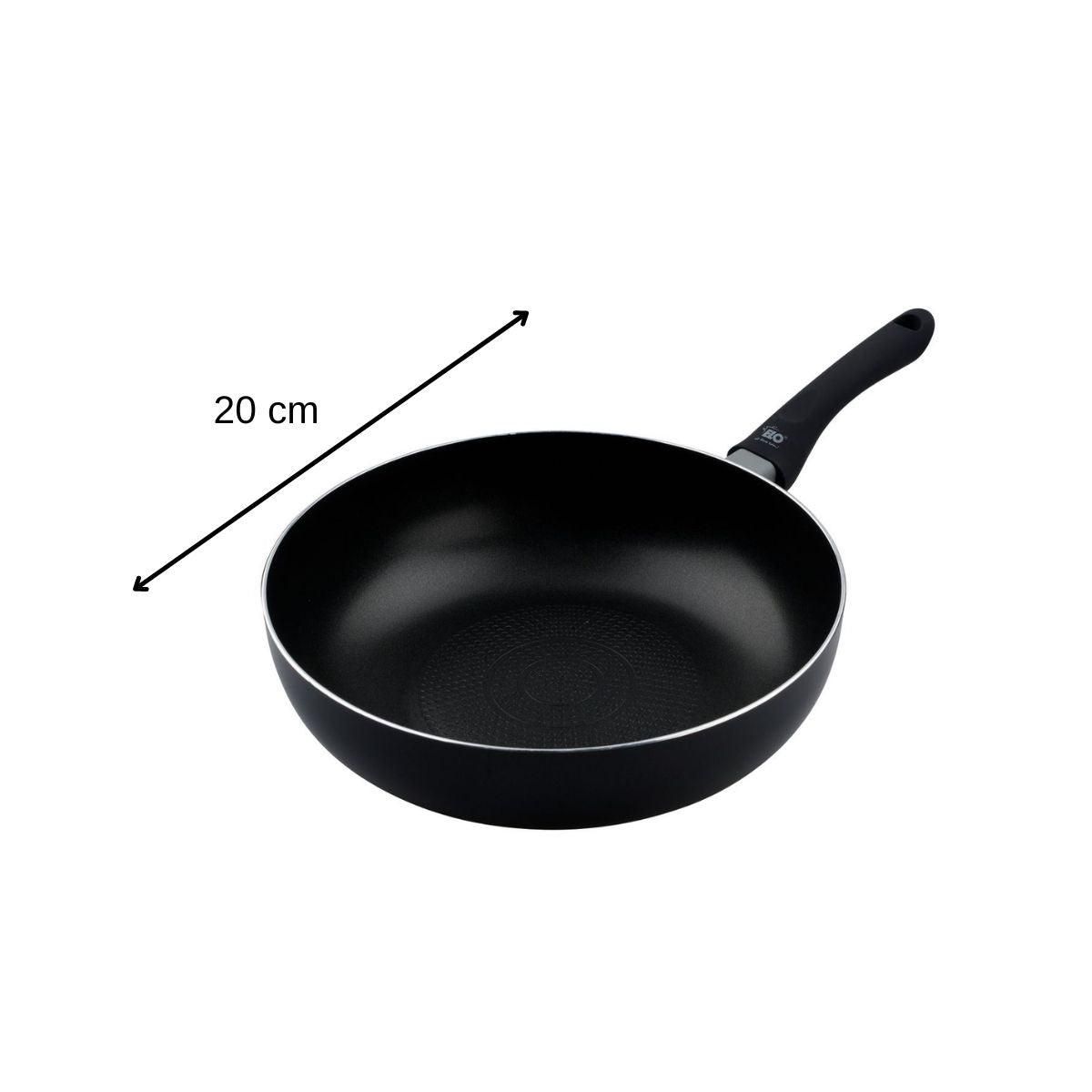 ELO Poêle wok 20 cm avec couvercle en verre Elo Smart life