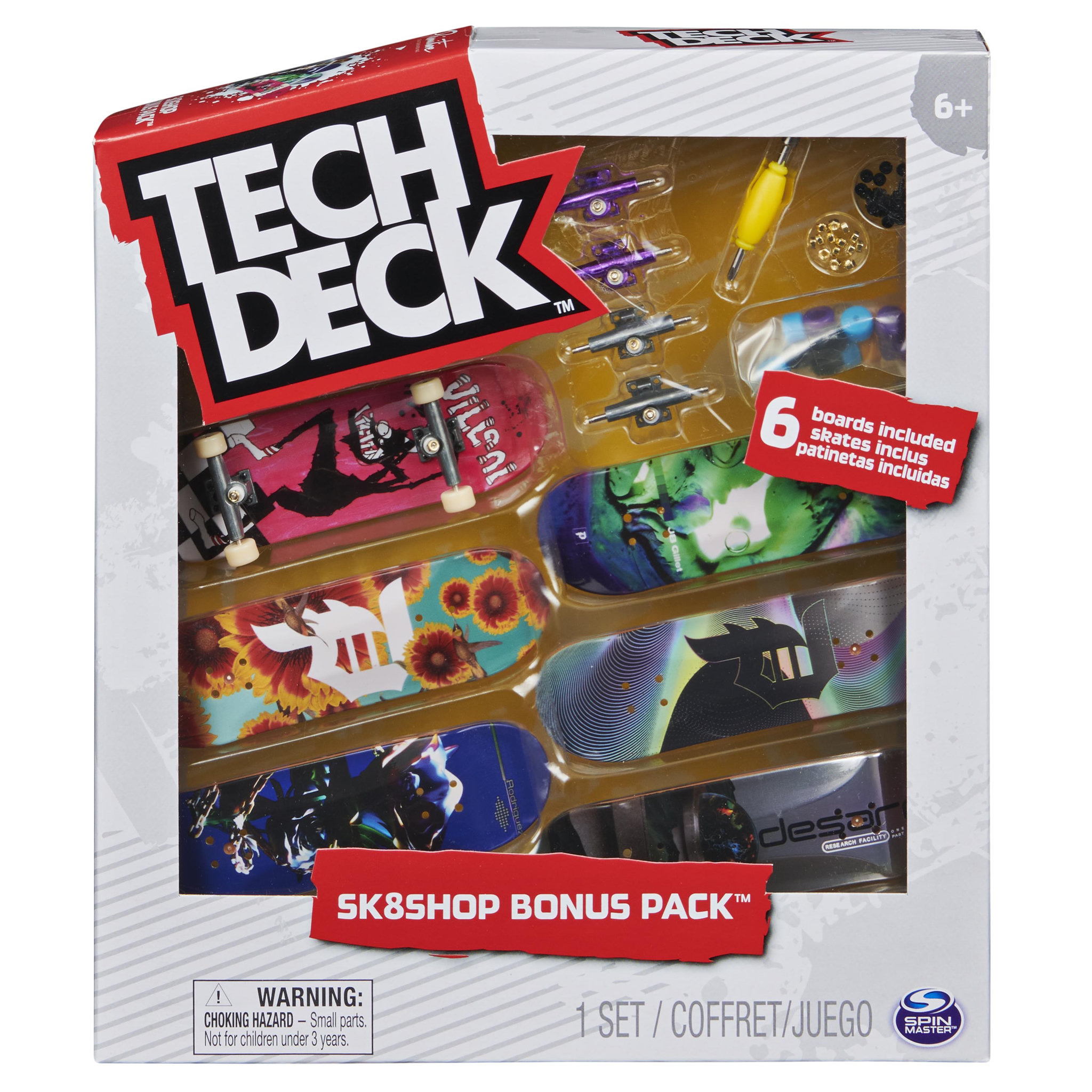 Voir la diapositive 2 : SPIN MASTER Skate Shop Bonus Pack Tech Deck