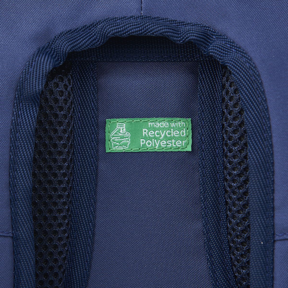 AUCHAN Cartable 38 cm CP/CE1/CE2 bleu à rayures Paris