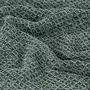 VIDAXL Couverture en coton 125 x 150 cm Vert fonce