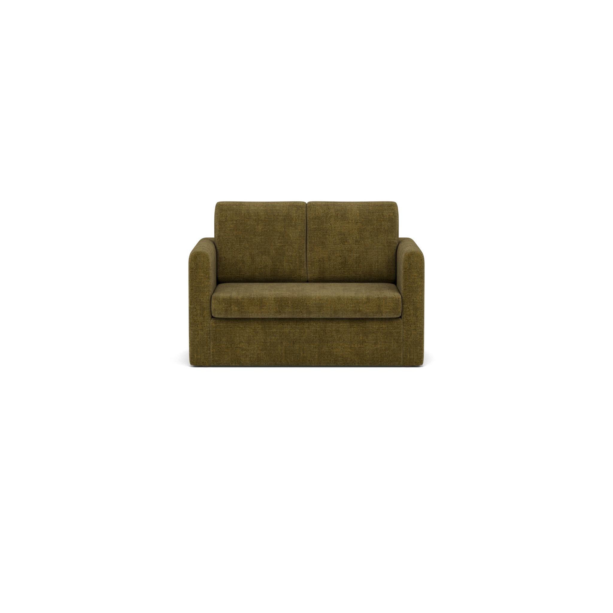 Voir la diapositive 1 : BEST MOBILIER Marilia - canapé 2 places convertible déplimousse en velours texturé