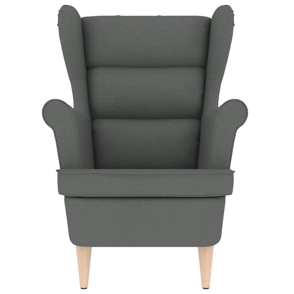 VIDAXL Fauteuil gris fonce 74x84x100 cm tissu