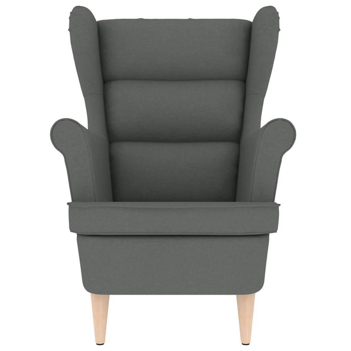 VIDAXL Fauteuil gris fonce 74x84x100 cm tissu