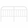 Voir la diapositive 4 : VIDAXL Tete de lit metal blanc 180 cm