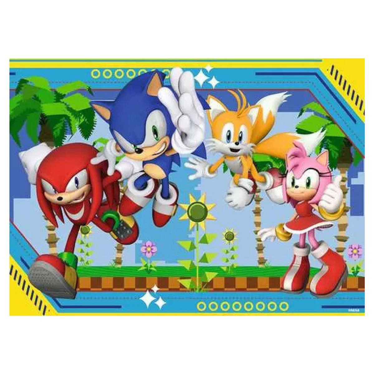 RAVENSBURGER Puzzle XXL 100 pieces Sonic Tails et Amy