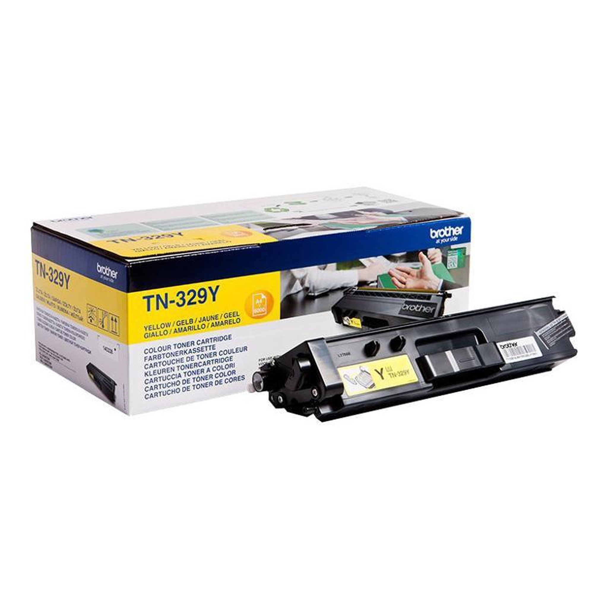 Voir la diapositive 2 : Brother Brother Cartridge TN-329 TN329 Yellow Gelb (TN329Y)