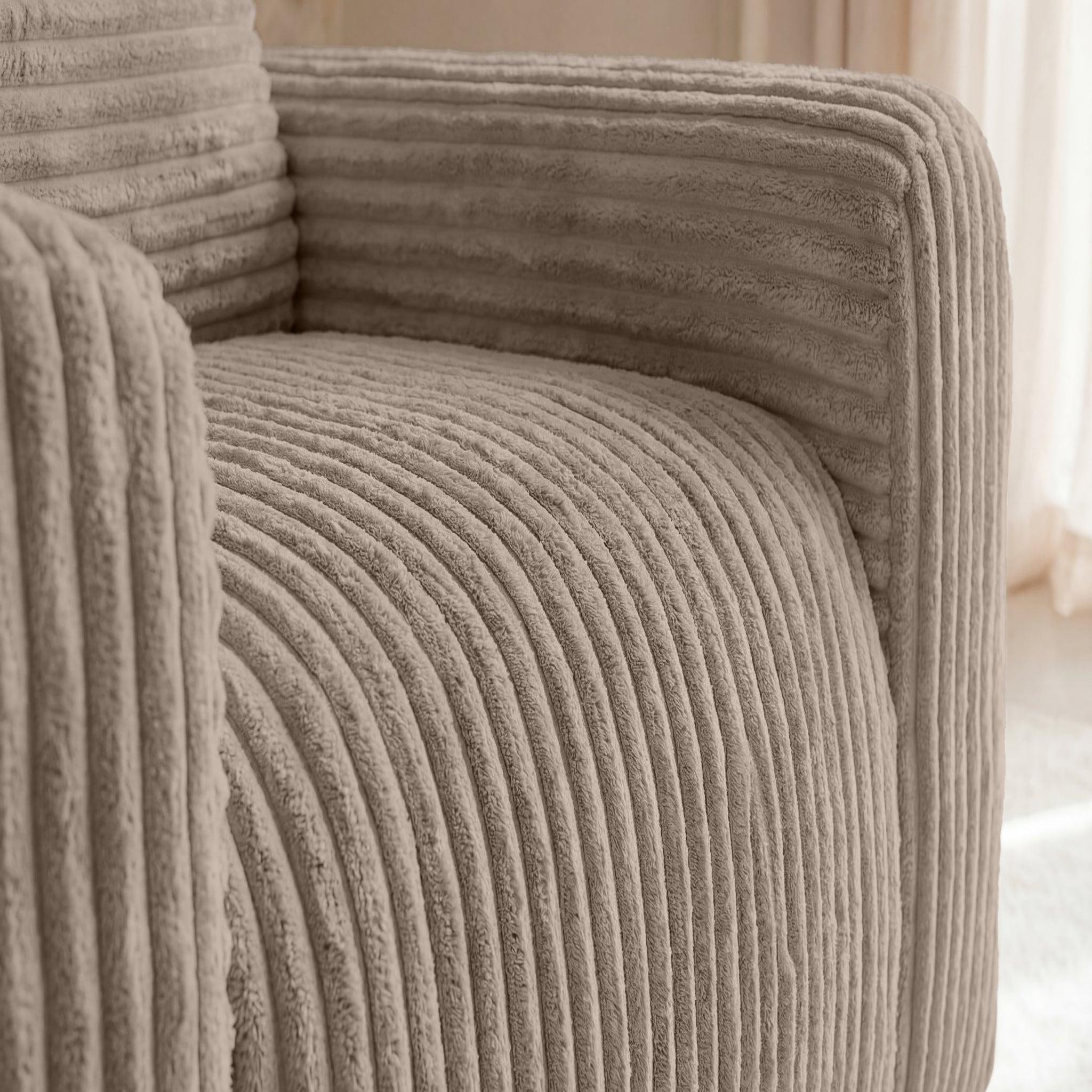 Voir la diapositive 5 : CASANOVA PARIS Elvis - fauteuil gros velours côtelé