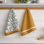 Voir la diapositive 2 : Les Ateliers du Linge Lot de 2 torchons 100% coton liana