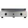 Voir la diapositive 3 : KRAMPOUZ Plancha électrique GECIO2OA00 GECIO2OA00 inox zones barbecue/plancha 2 brûleurs à poser, 70x40 cm