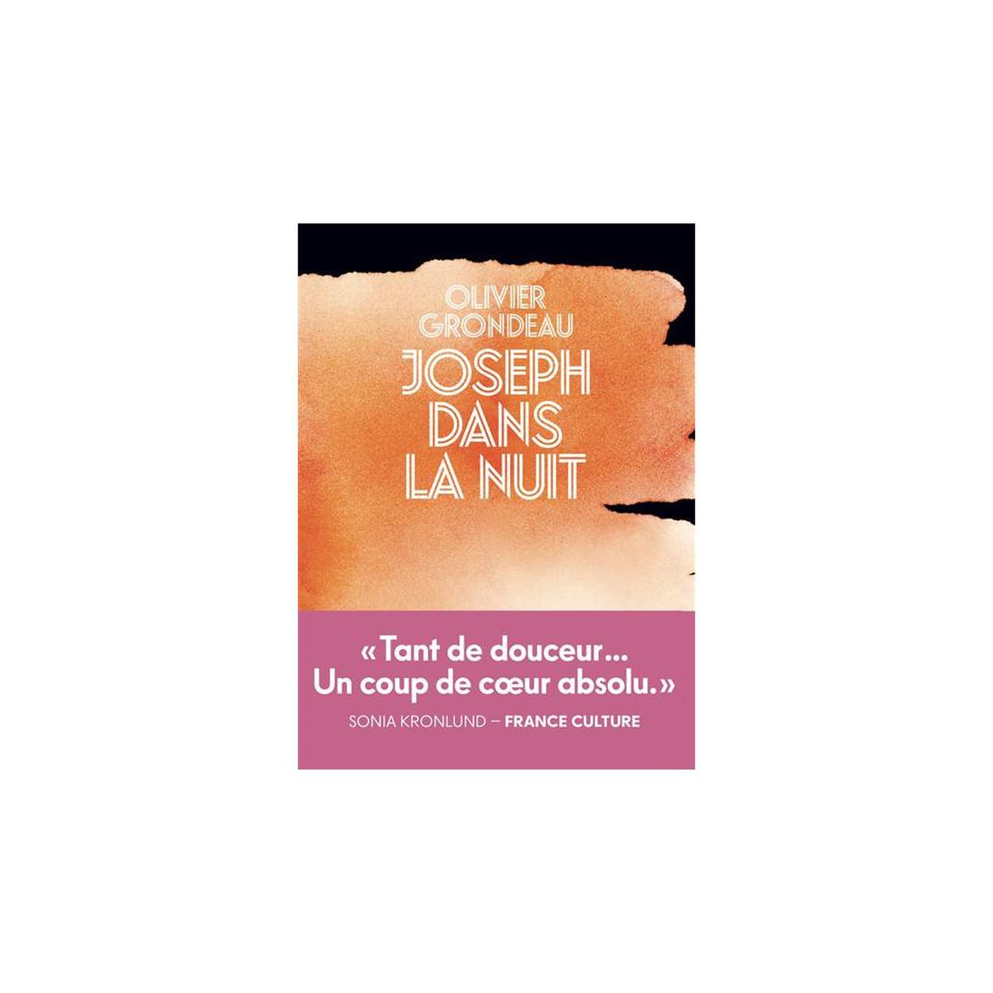 Livre roman poche joseph dans la nuit d'olivier grondeau