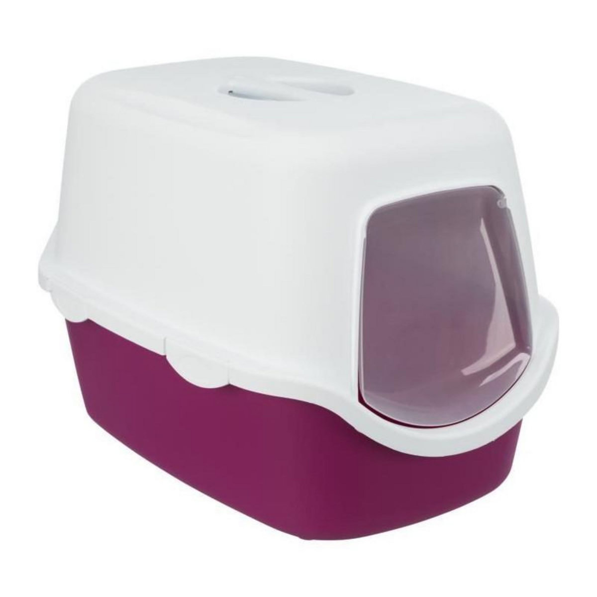 Trixie Bac a litiere TRIXIE Vico - Couvercle - 40 × 40 × 56 cm - Baie et blanc