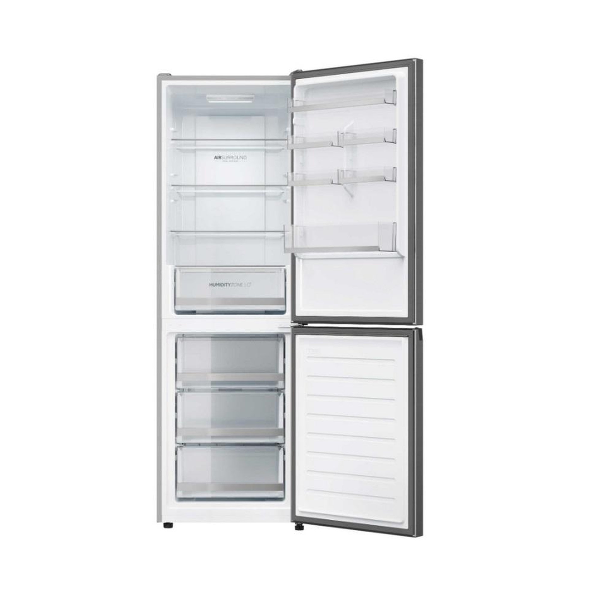 Voir la diapositive 3 : HAIER Réfrigérateur combiné 60cm 341l nofrost inox - H1DWDNPK186