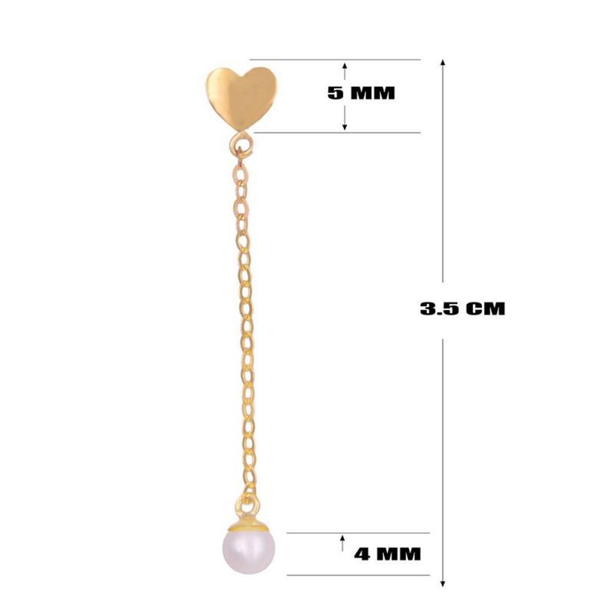 Voir la diapositive 4 : L'ATELIER D'AZUR Boucles d'Oreilles Or Jaune Perles de Culture - Pendantes