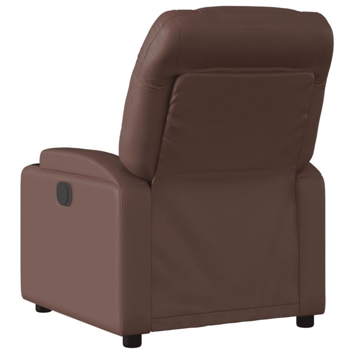 VIDAXL Fauteuil de massage inclinable electrique marron similicuir