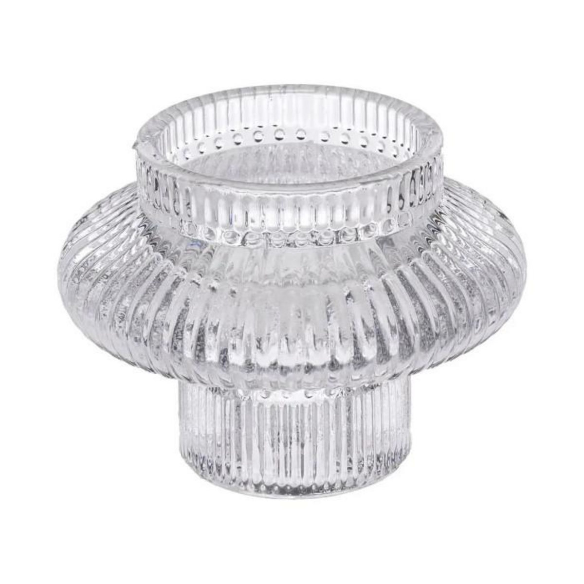 ATMOSPHERA Lot de 3 Bougeoirs  Midnight Garden II  8cm Multicolore