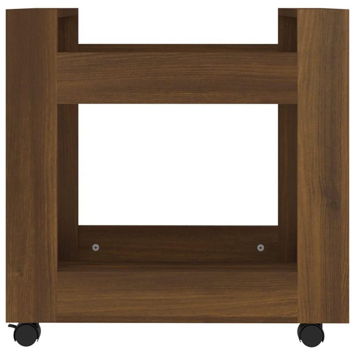 VIDAXL Chariot de bureau Chene marron 60x45x60 cm Bois d'ingenierie