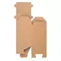 Rayher Kit boîte à plier - Maison - Kraft - 14 x 7,5 x 7,5 cm