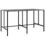 Voir la diapositive 3 : VIDAXL Ensemble de bar de jardin 11 pcs noir acier enduit de poudre
