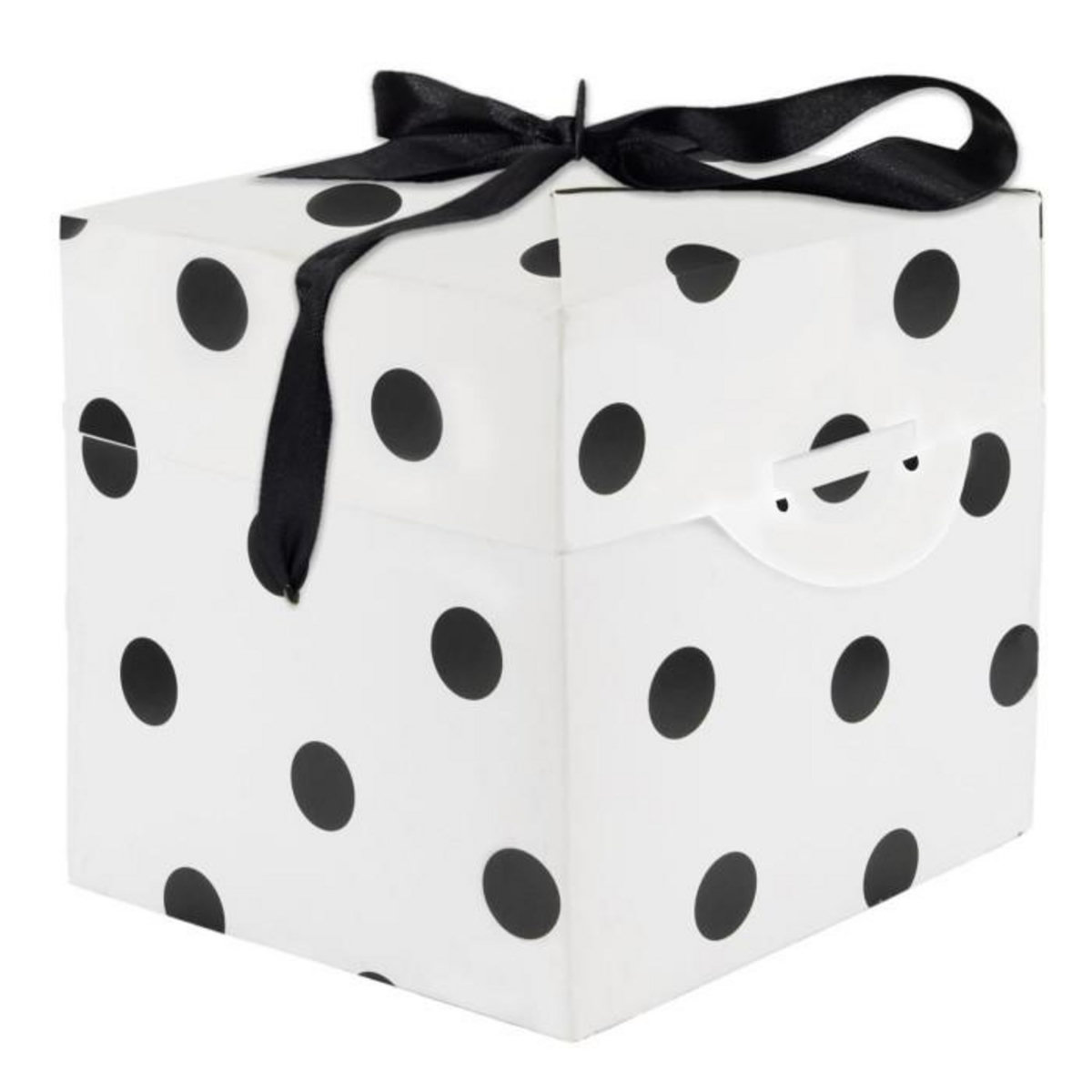 Paris Prix Boîte Cadeau Pliable  Festif  13cm Noir & Blanc