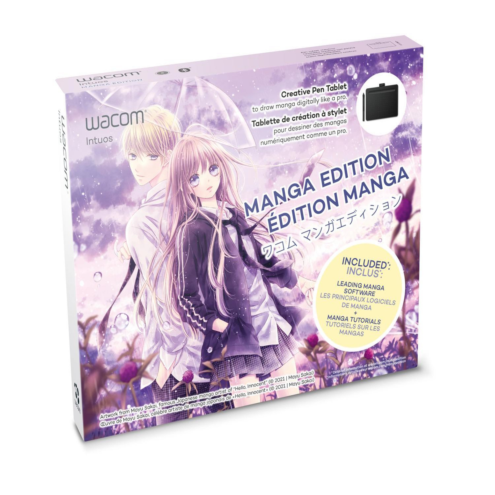 Voir la diapositive 3 : Wacom Wacom intuos s bluetooth manga edition tablette graphique noir 2540 lpi 152 x 95 mm usb/bluetooth