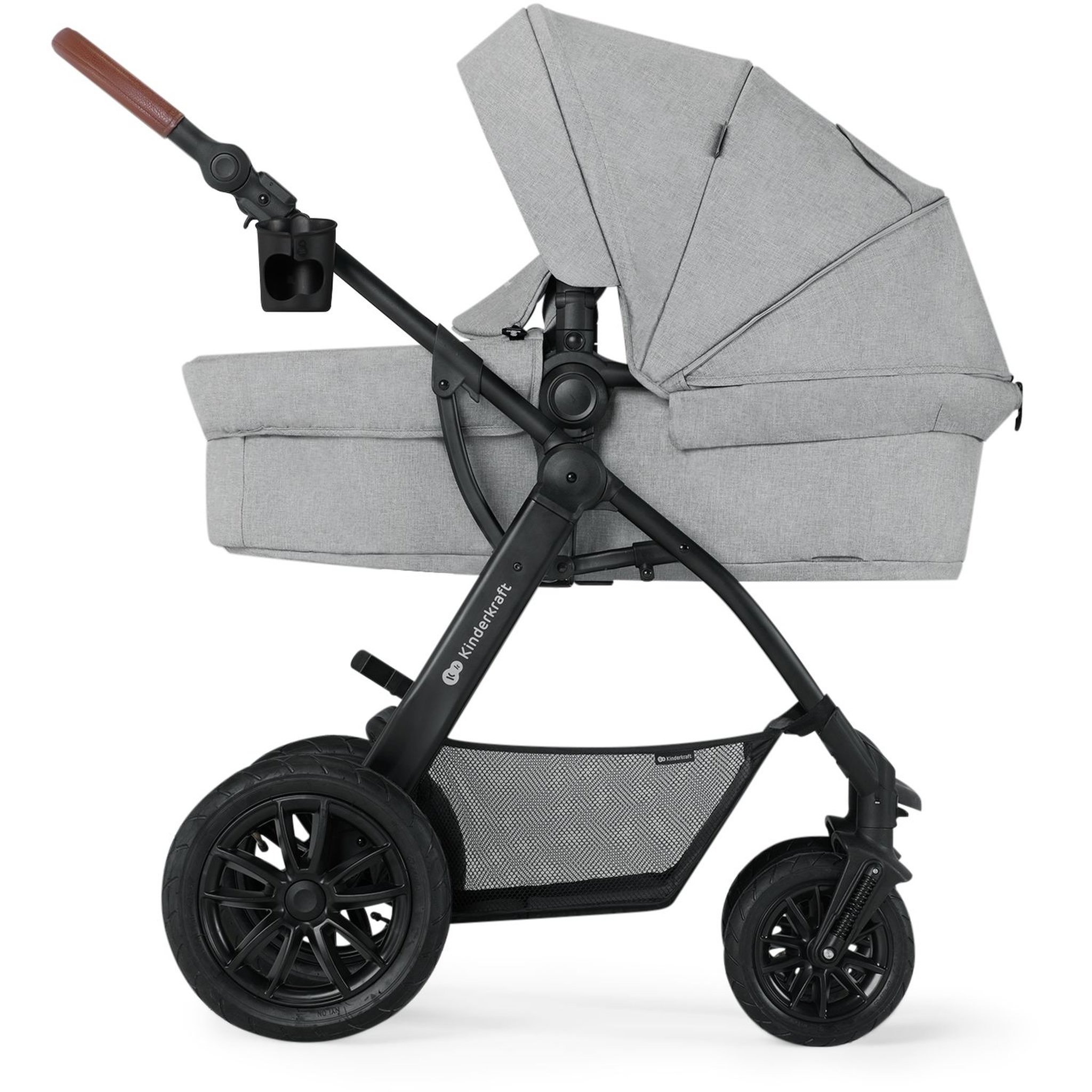 Voir la diapositive 3 : KINDERKRAFT Poussette multifonctions XMOOV 3en1  GRIS CLAIR