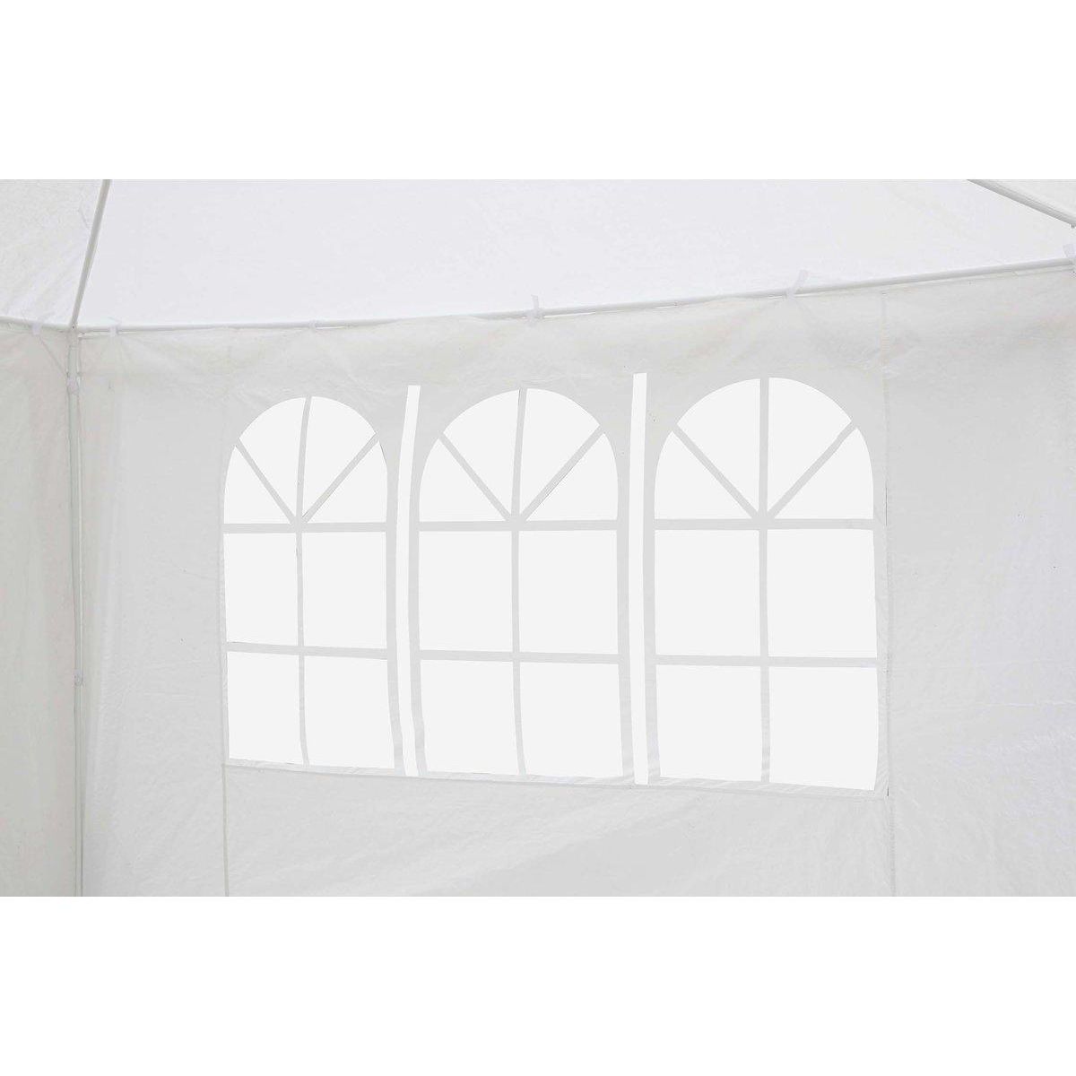 Habitat et Jardin Toile blanche de remplacement pour tente de réception - Cloison de gazebo - 1.9 x 2.9 m