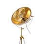 Voir la diapositive 2 : Paris Prix Lampadaire Design Vintage  Bowie  157cm Or & Blanc