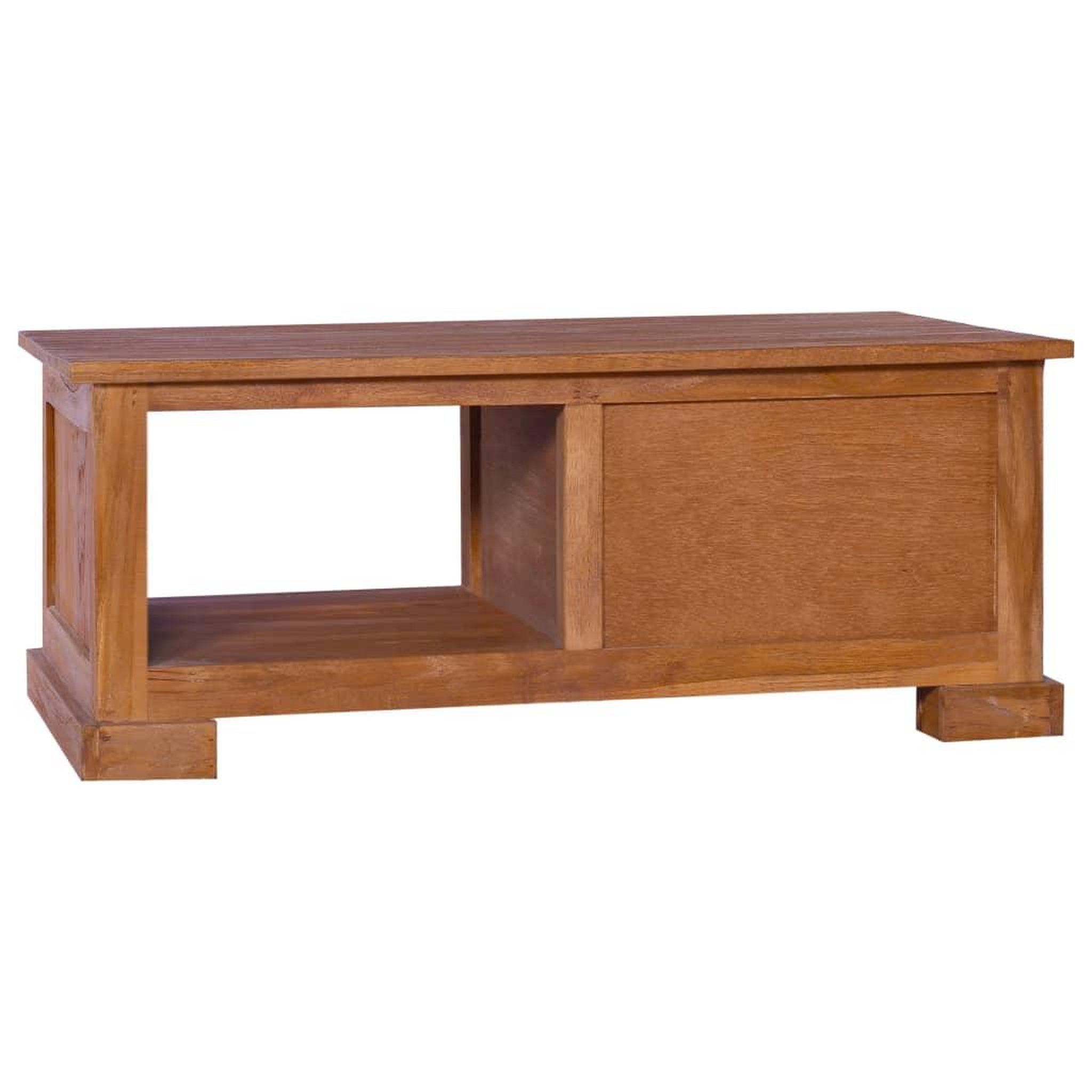 Voir la diapositive 5 : VIDAXL Meuble TV 90x50x37 cm Bois de teck massif