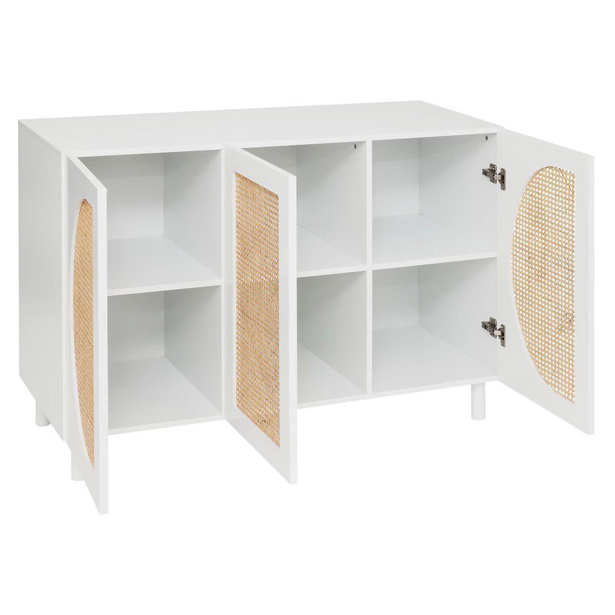 Voir la diapositive 3 : ATMOSPHERA Buffet 3 portes  cabras  120cm blanc