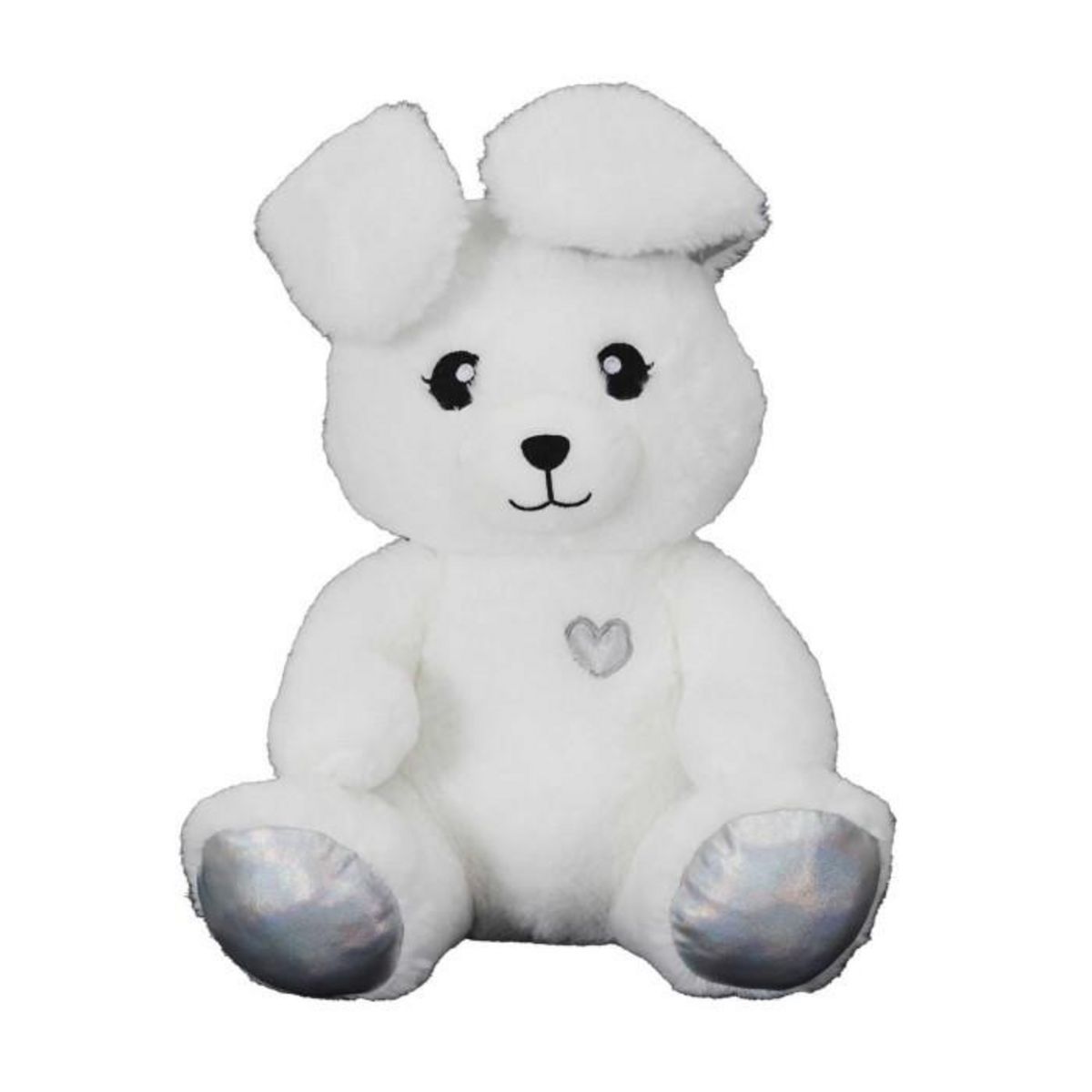 Paris Prix Peluche Animée Lapin  Kawaii  30cm Blanc