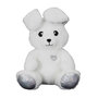 Voir la diapositive 2 : Paris Prix Peluche Animée Lapin  Kawaii  30cm Blanc