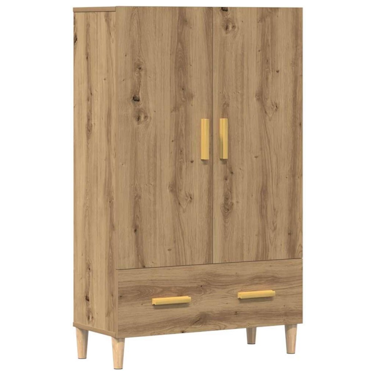 VIDAXL Buffet chene artisanal 70x31x115 cm bois d'ingenierie