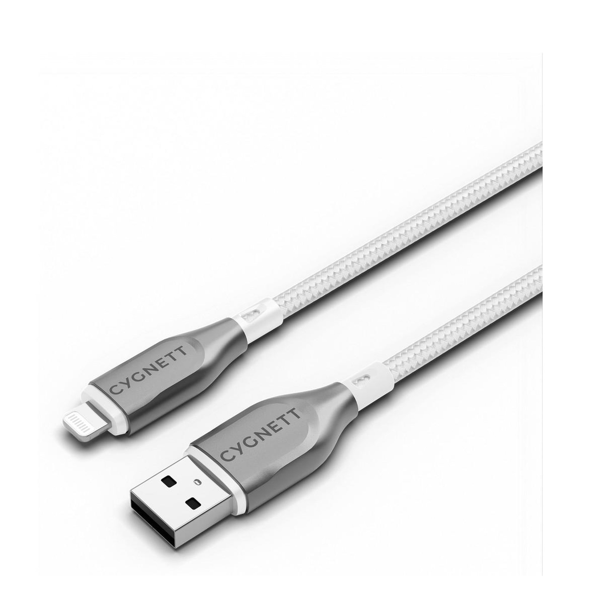 Voir la diapositive 3 : CYGNETT Cygnett CY4661PCCAL câble Lightning 2 m Gris, Blanc