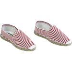 No name ESPADRILLE BAYADERE ROUGE T42 STRIPEWHRED42