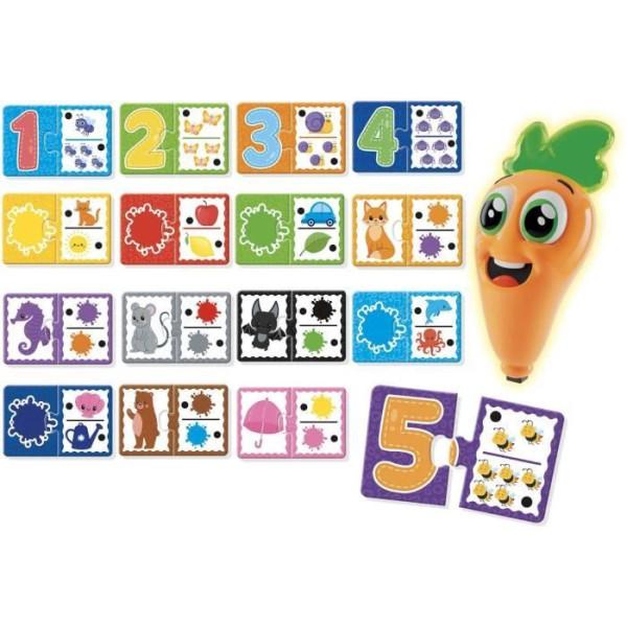 Voir la diapositive 2 : LISCIANI GIOCHI Stylo parlant - CAROTINA BABY - Apprentissage des couleurs, Stylo interactif