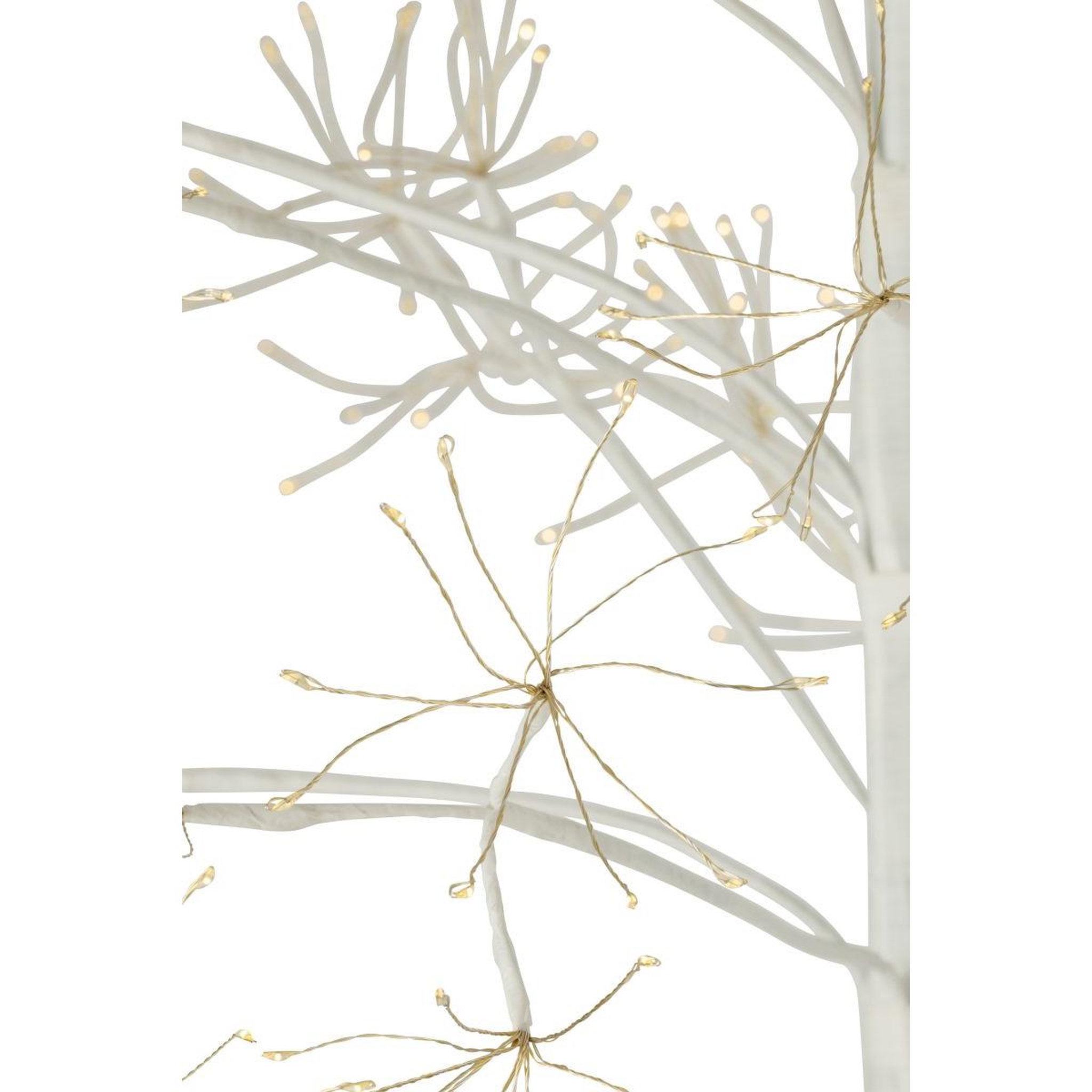 Voir la diapositive 3 : J-LINE Sapin en métal 2700 led  howard  210cm blanc