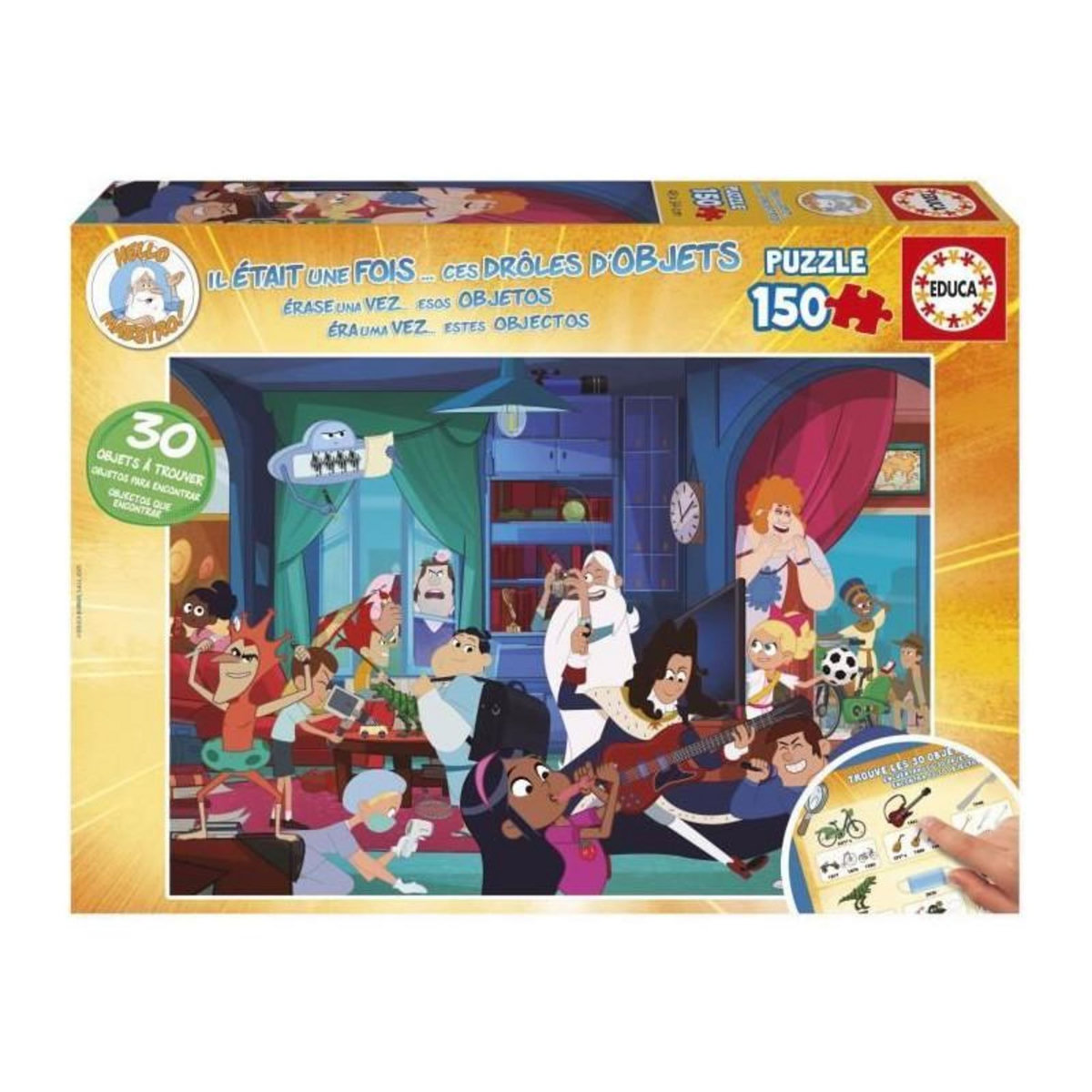 EDUCA Puzzle - EDUCA - Il était une fois... Ces drôles d´objets - 150 pieces
