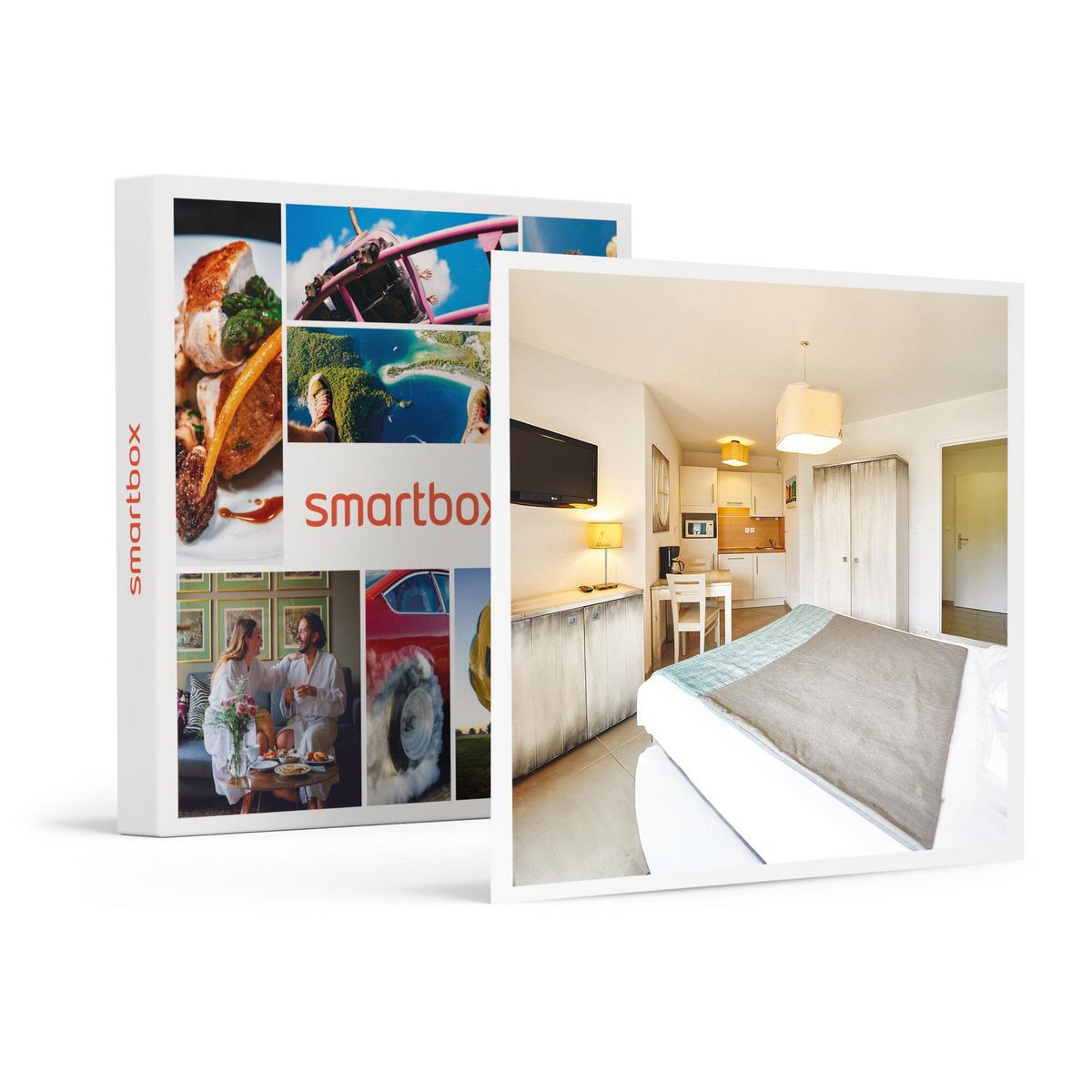 Smartbox 4 jours en studio avec accès au spa en résidence 4* face à la mer dans le Finistère - Coffret Cadeau Séjour