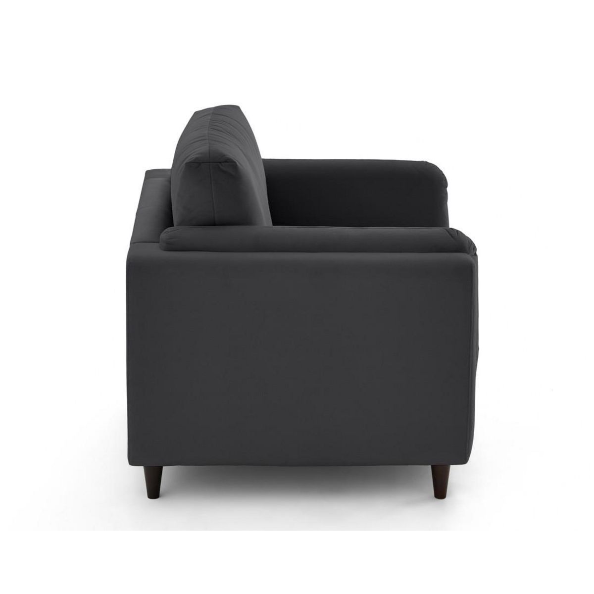 LISA DESIGN Brooke - fauteuil en velours pieds en bois